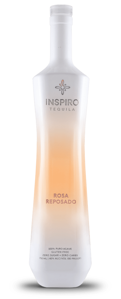 Inspiro-Rosa-Reposado-Bottle Inspiro Rosa Reposado Tequila Bottle