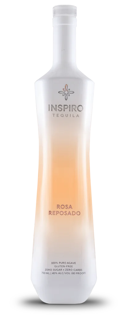 Inspiro-Rosa-Reposado-Bottle Inspiro Rosa Reposado Tequila Bottle