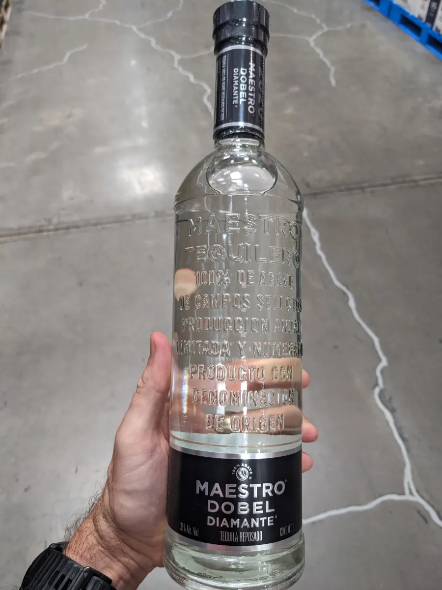 Maestro-Dobel-Diamante-Bottle-ORG Meastro Dobel Diamante Cristalio Tequila. The first cristalino