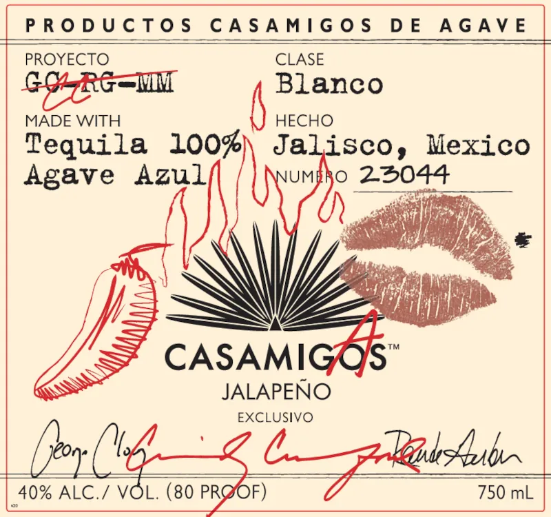 Casamigos Casamigas Jalapeño tequila with Cindy Crawford