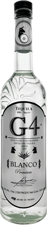 G4 Blanco High Proof bottle