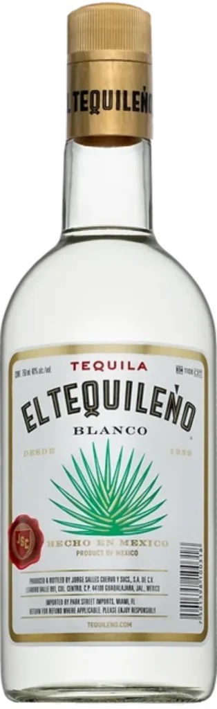 El Tequileño Blanco bottle