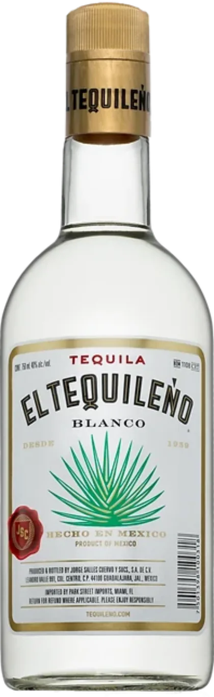 El Tequileño Blanco bottle