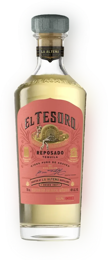 El Tesoro Reposado bottle