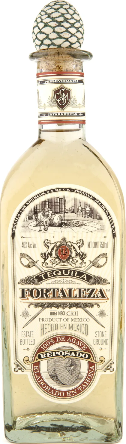 Fortaleza Reposado bottle